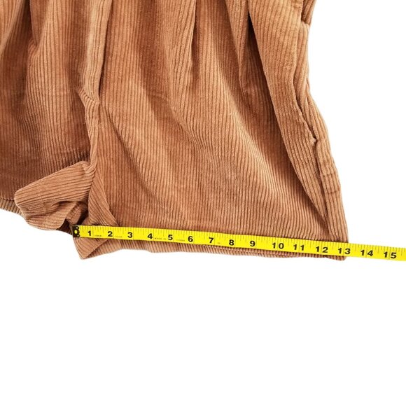 Day + Moon Poppy Corduroy Romper Womens Brown Long Sleeve Collared Size M - Picture 10 of 16